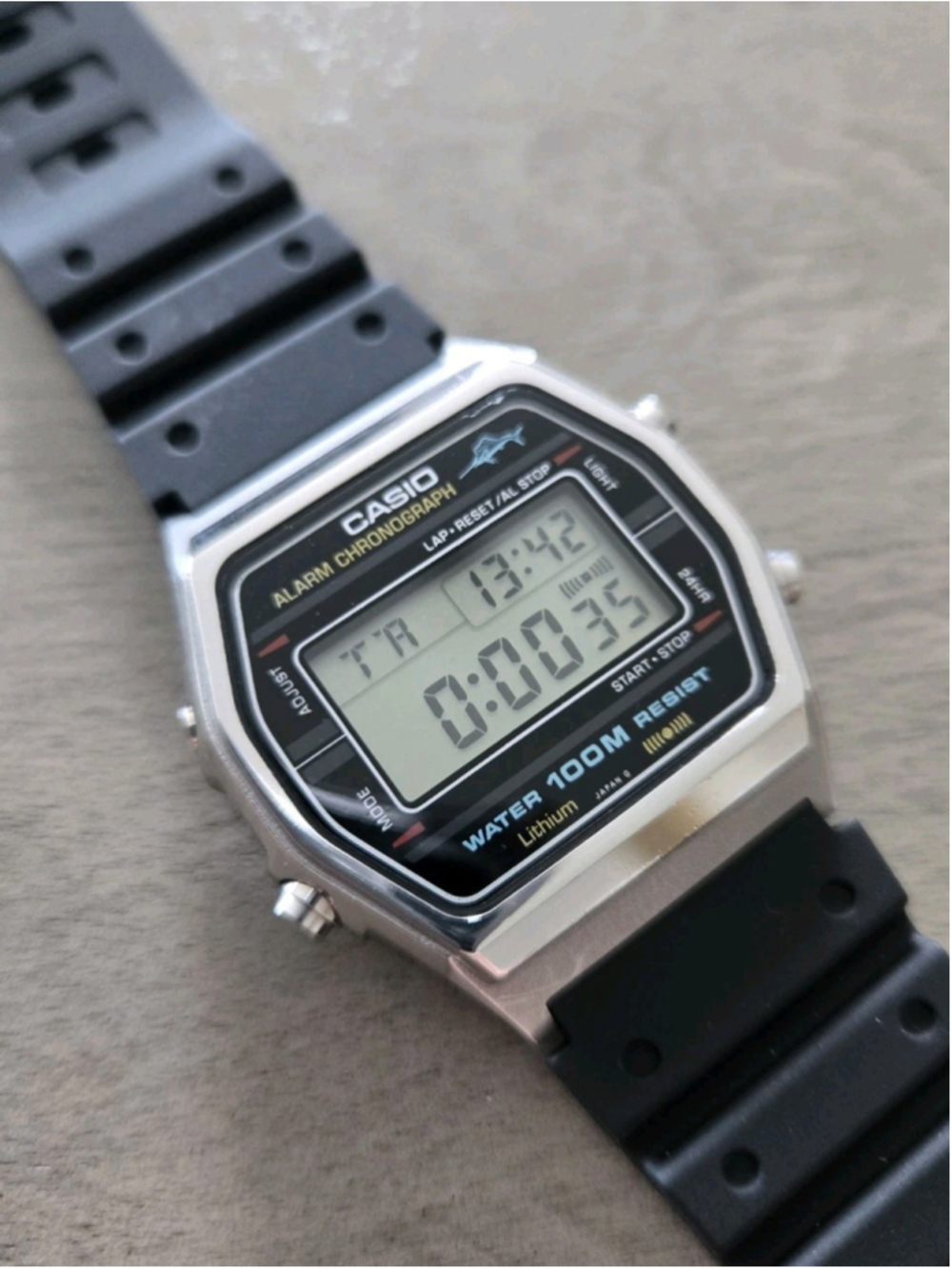 Rare Vintage Casio W-750 Men's Digital LCD Watch 1980s Great Must See Retro!!! - Picture 7 of 16